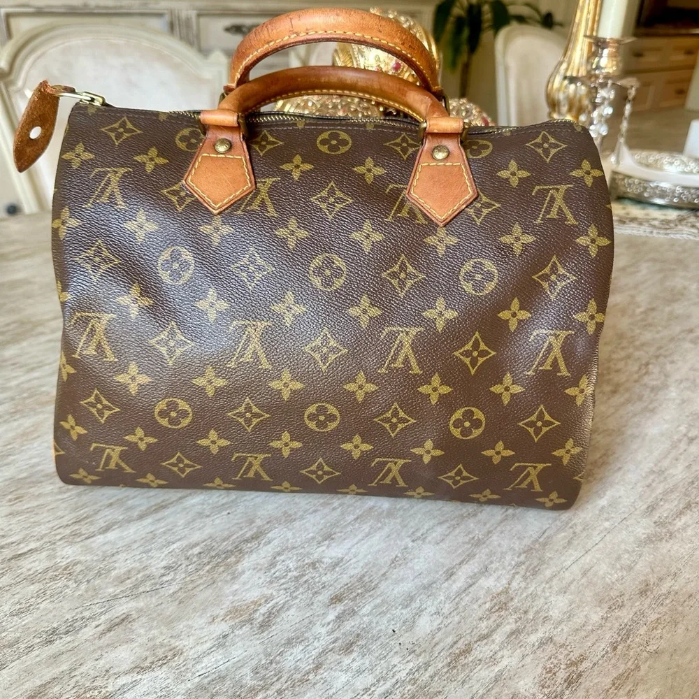 Louis Vuitton Monogram Brown speedy 30 - Picture 5 of 16